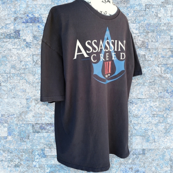 Assassins Creed III Mens black tee - Picture 2 of 5